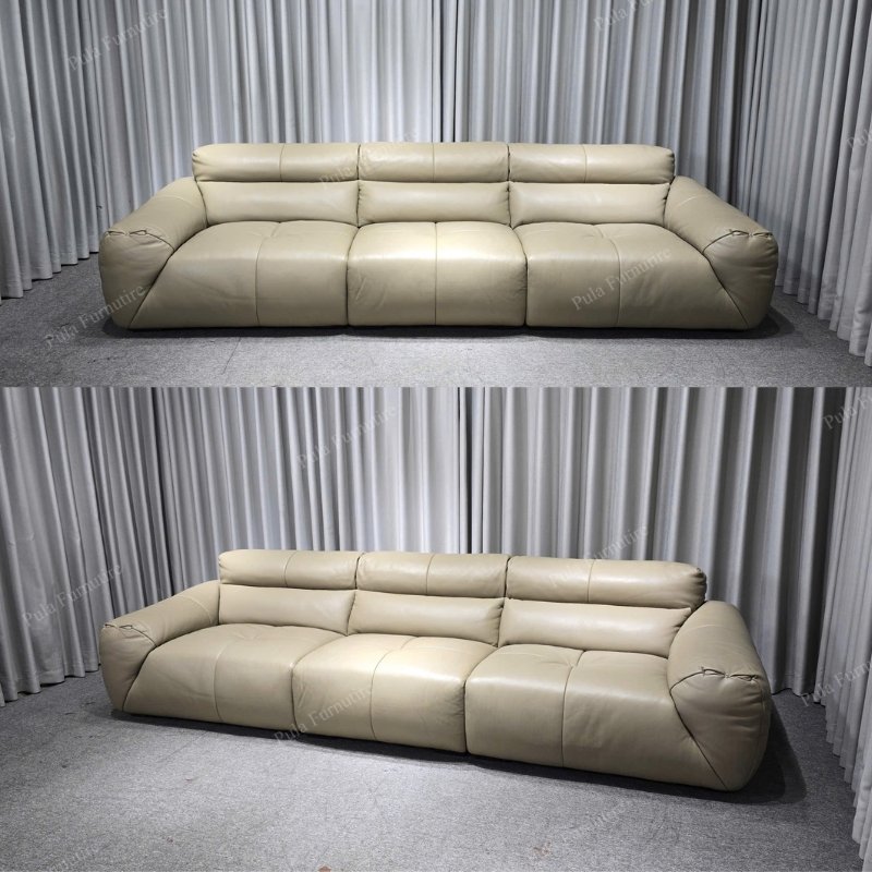 Sofa bọc da cao cấp thiết kế hiện đại Ardor (V107) ho&agrave;n thiện tại xưởng 