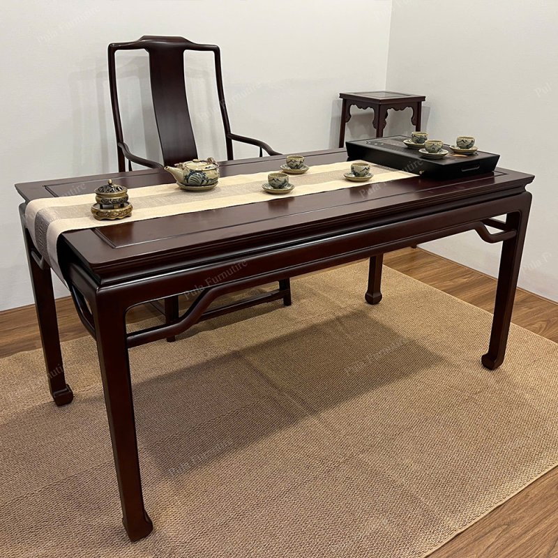 B&agrave;n tr&agrave; đạo gỗ phong c&aacute;ch &Aacute; Đ&ocirc;ng BAT02