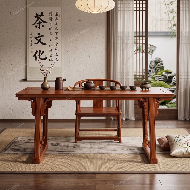 B&agrave;n uống tr&agrave; gỗ Hương cho ph&ograve;ng kh&aacute;ch BAT03