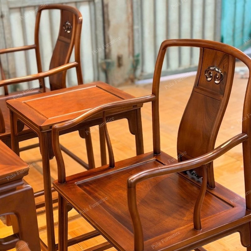 Bộ tr&agrave; đạo 7 m&oacute;n cao cấp gỗ Hương TD17 ho&agrave;n thiện thực tế