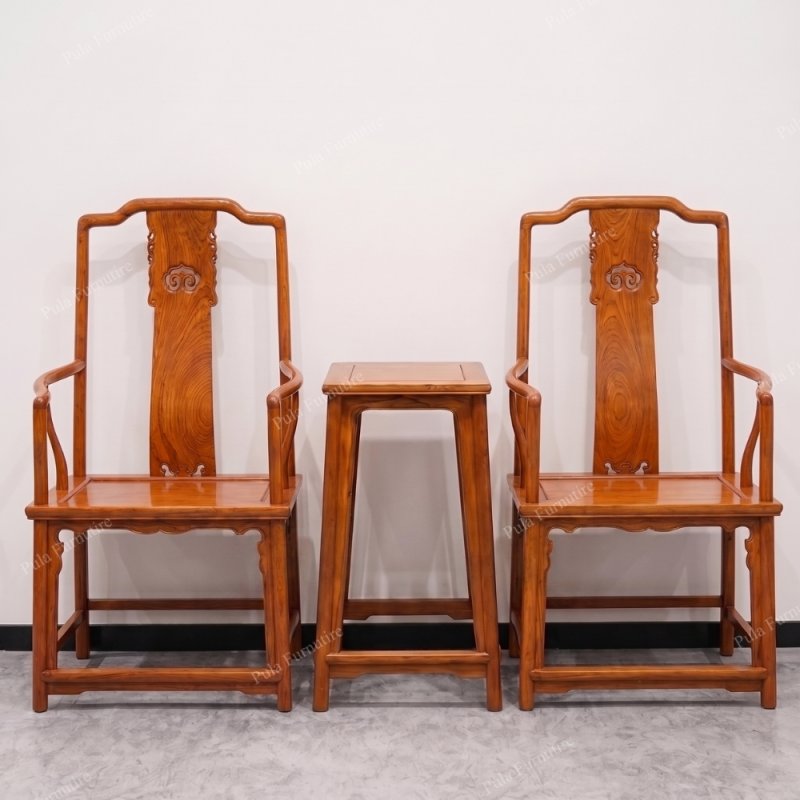 Ghế Nam Quan gỗ Hương ph&ograve;ng tr&agrave; GPT05