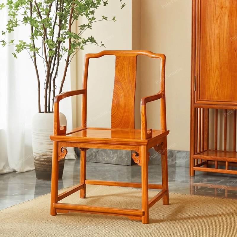 Ghế tr&agrave; cổ Nam Quan gỗ Hương GPT09