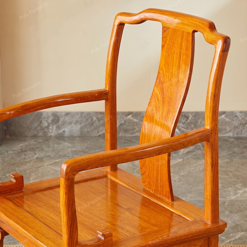 Ghế tr&agrave; cổ Nam Quan gỗ Hương GPT09