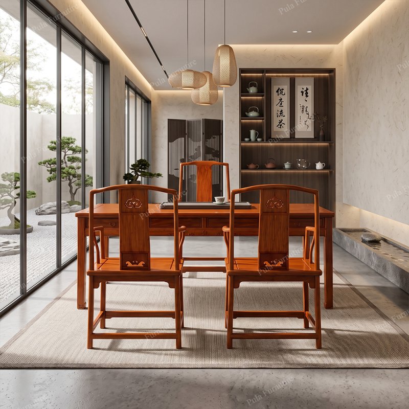 Combo trà thất 4 món gỗ Hương TD38