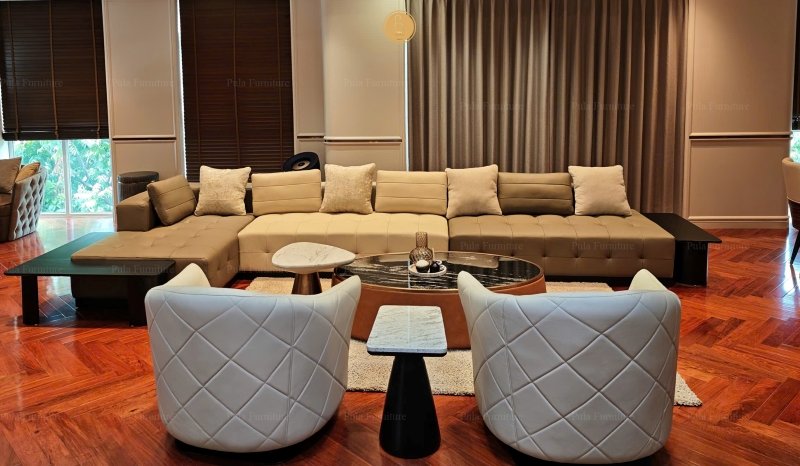 Ph&acirc;n khu sofa tiếp kh&aacute;ch VIP trung t&acirc;m