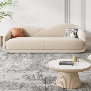 Sofa văng đệm vải nỉ mịn V60