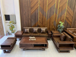 Bộ sofa gỗ SG01 sang trọng
