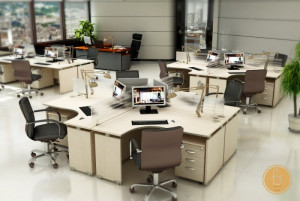 Bàn ghế văn phòng đóng vai trò không thể thiếu trong không gian làm việc