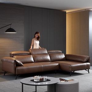 Sofa da Ý thiết kế tinh tế, phù hợp với mọi không gian