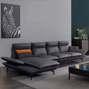 Sofa góc bọc da bò Mastrotto cao cấp Pula Lucinda (L46)