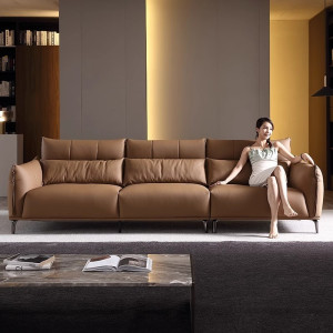 Sofa Bước bọc da bò Ý cao cấp Pula Demar (V79)