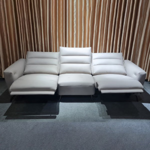 Sofa điện bọc da bò cao cấp Pula Cassia