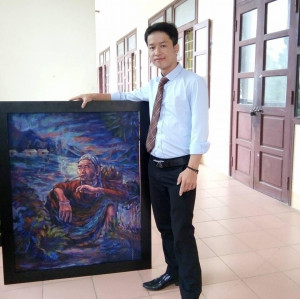 Chân dung họa sĩ Lê Quang Sáng 