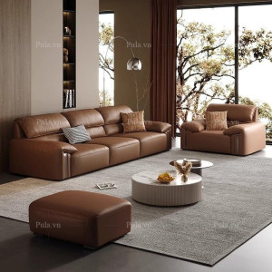 Sofa da thật luôn mang đến trải nghiệm hoàn hảo nhất 