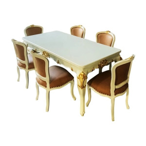 Bàn ghế ăn tân cổ điển Pula Furniture cung cấp