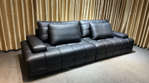 Sofa Dominus phiên bản màu đen Pula mới hoàn thiện tại xưởng 