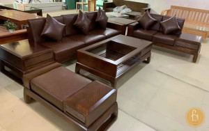 Bộ ghế sofa gỗ SG01 là sự kết hợp hoàn hảo giữa gỗ tự nhiên và thiết kế hiện đại