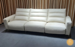 Hình ảnh mẫu sofa điện da bò Italia cao cấp Pula Cassia