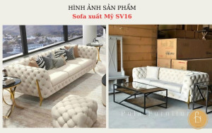 Hình ảnh trực tiếp của sofa xuất Mỹ SV16