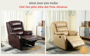 Ghế thư giãn có hai loại màu sắc để khách hàng có thể lựa chọn