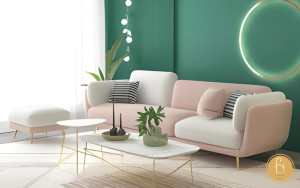 Nên vệ sinh sofa định kỳ để giữ gìn độ mới cho sofa và tổng thể không gian