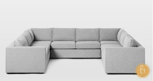 Mẫu sofa chữ U hiện đại