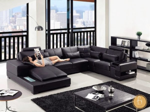 Sofa bọc da cao cấp