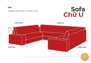 Xác định thông số đo kích thước sofa