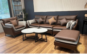 Sofa nâu chocolate thanh lịch