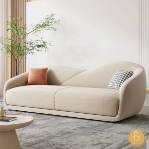 Sofa văng đệm vải nỉ mịn V60