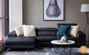 Chất liệu da Mastrotto Italy cao cấp là ưu điểm của mẫu sofa này