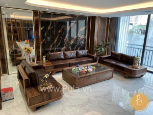 Chọn sofa gỗ theo phong cách thiết kế tổng thể của căn nhà 