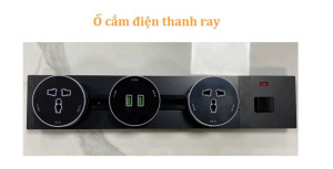 Ổ cắm điện thanh ray - Tiện nghi trong tầm tay