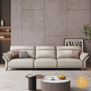 Sofa văng hiện đại bọc da bò Mastrotto Pula Layla (V81)