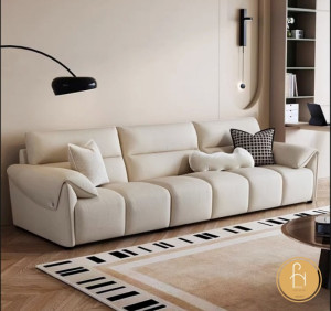 Sofa văng da bò Ý hiện đại Pula Larissa (V86)