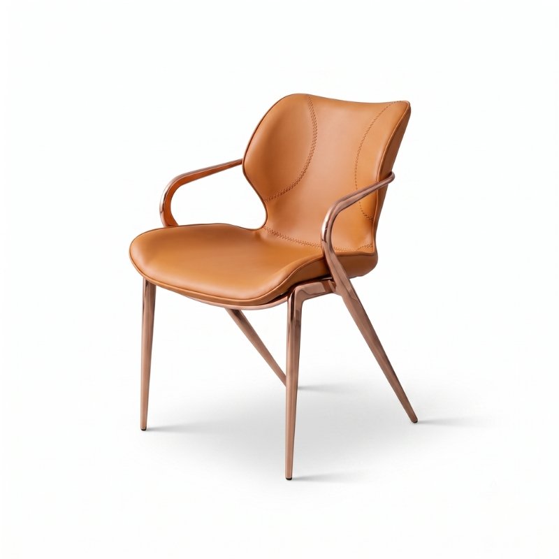 Ghế ăn bọc da yên ngựa cao cấp Ember (GA11)