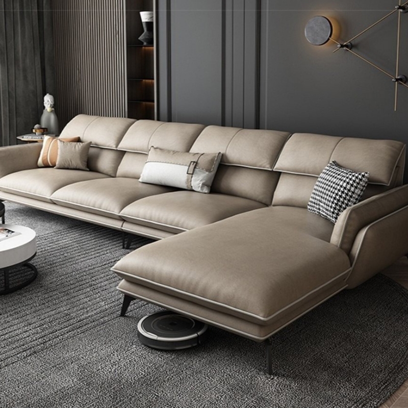 Sofa góc L bọc da bò Italy Pula Lacoste (L44)