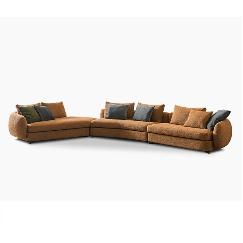 Ghế sofa góc vải thô hiện đại L32