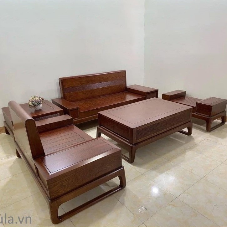 Bộ sofa gỗ Pula SG01