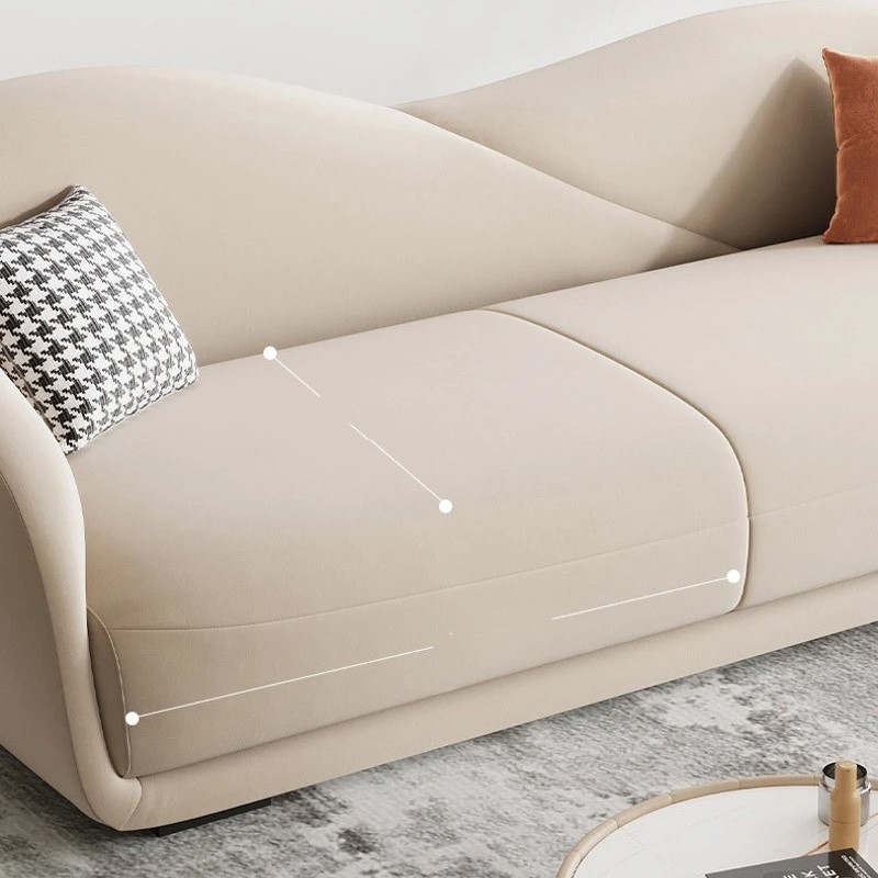 Sofa văng đệm vải nỉ mịn V60