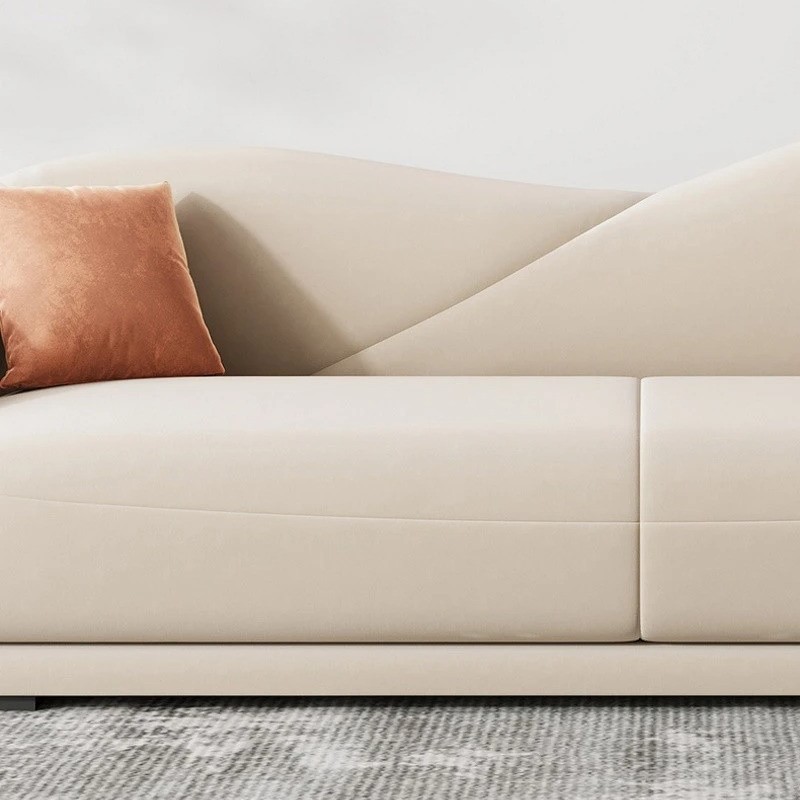 Sofa văng đệm vải nỉ mịn V60