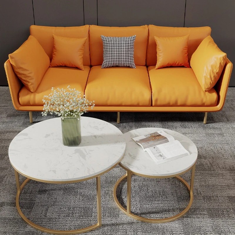 Ghế sofa văng đệm da V54