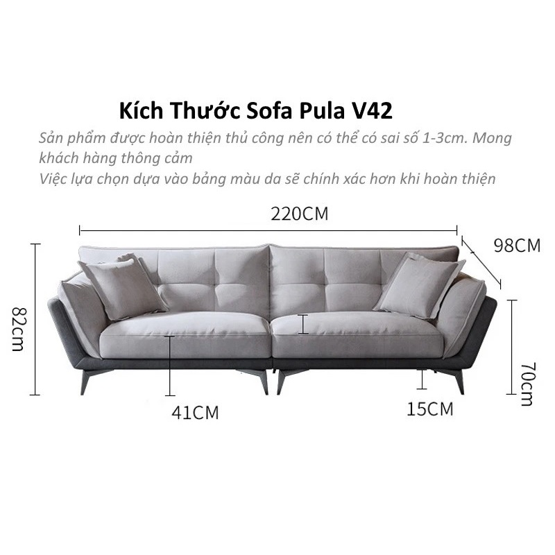 Ghế sofa văng cao cấp hiện đại V42