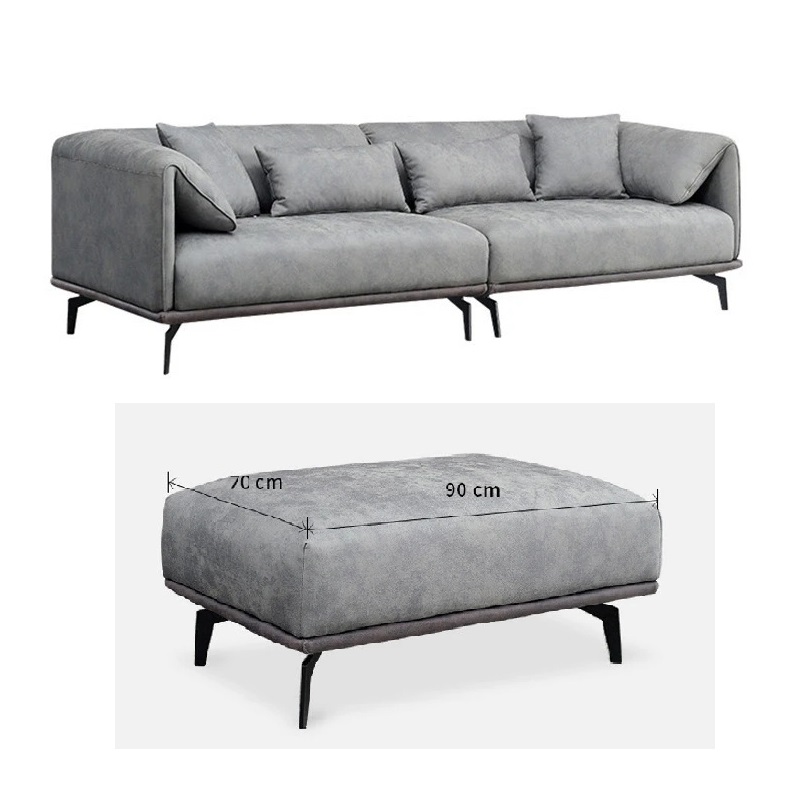 Ghế sofa văng V50 vải nỉ vân đá