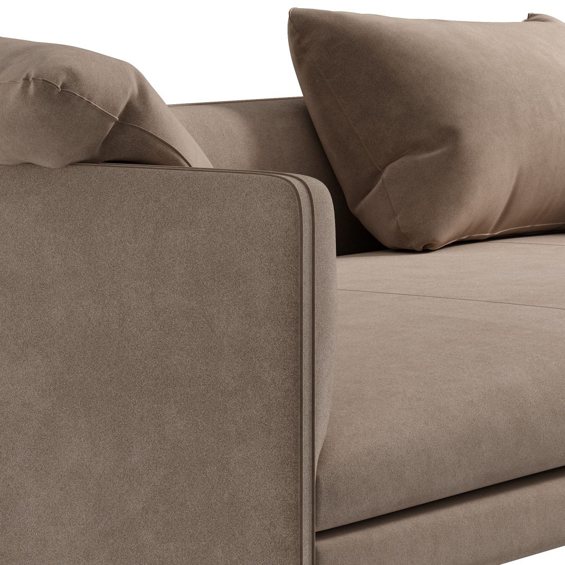 Ghế sofa văng đệm da Italia V22