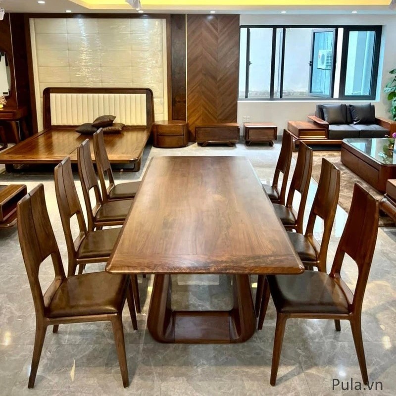 Bàn ăn gỗ Óc chó cao cấp