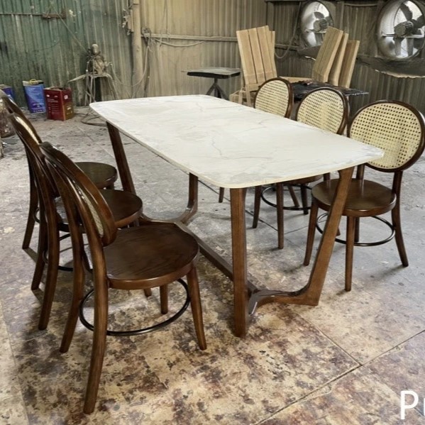 Ghế ăn mây Thonet 3