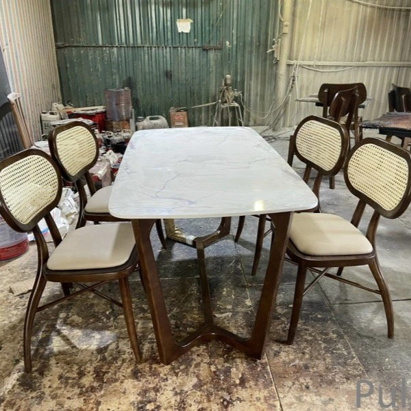 Ghế ăn mây Thonet 2