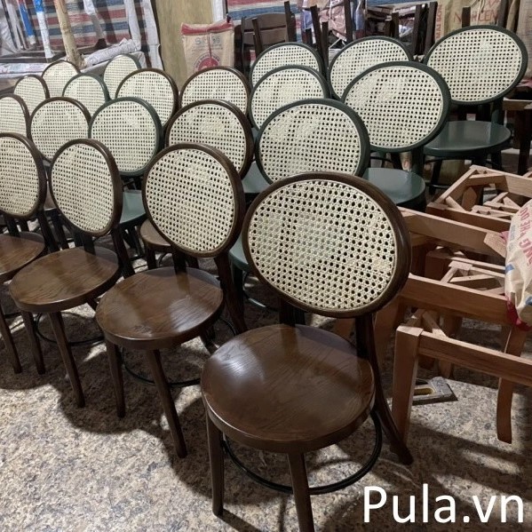 Ghế ăn mây Thonet 3