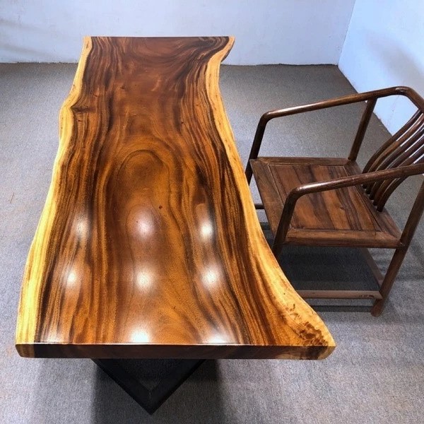 Bàn ăn gỗ me tây khổ 1m4